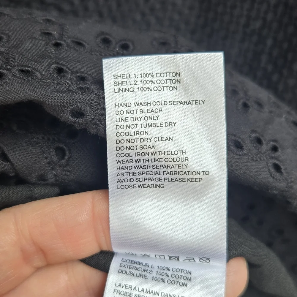 b+ab Black Lace Eyelet Dress - Picture 9 of 9